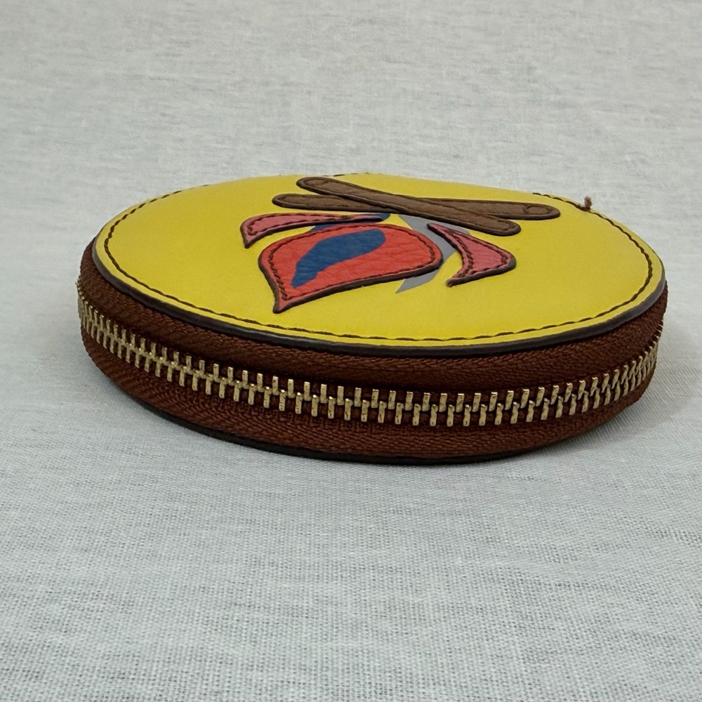 Fossil Yellow Campfire Zip Coin Purse - Picture 5 of 7